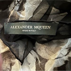 Sheer Alexander McQueen scarf